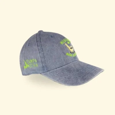 Gorra frase mujer gris