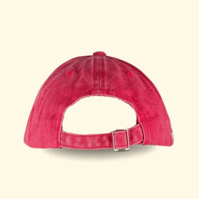 gorra roja de algodon
