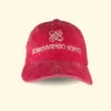 gorra sobreviviendo bonito roja