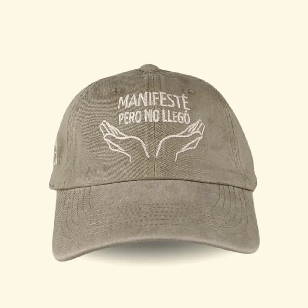 Gorra algodón verde