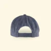 Gorra gris deslavada Gorra gris algodón frase