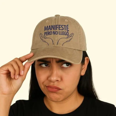 gorra manifesté pero no llego