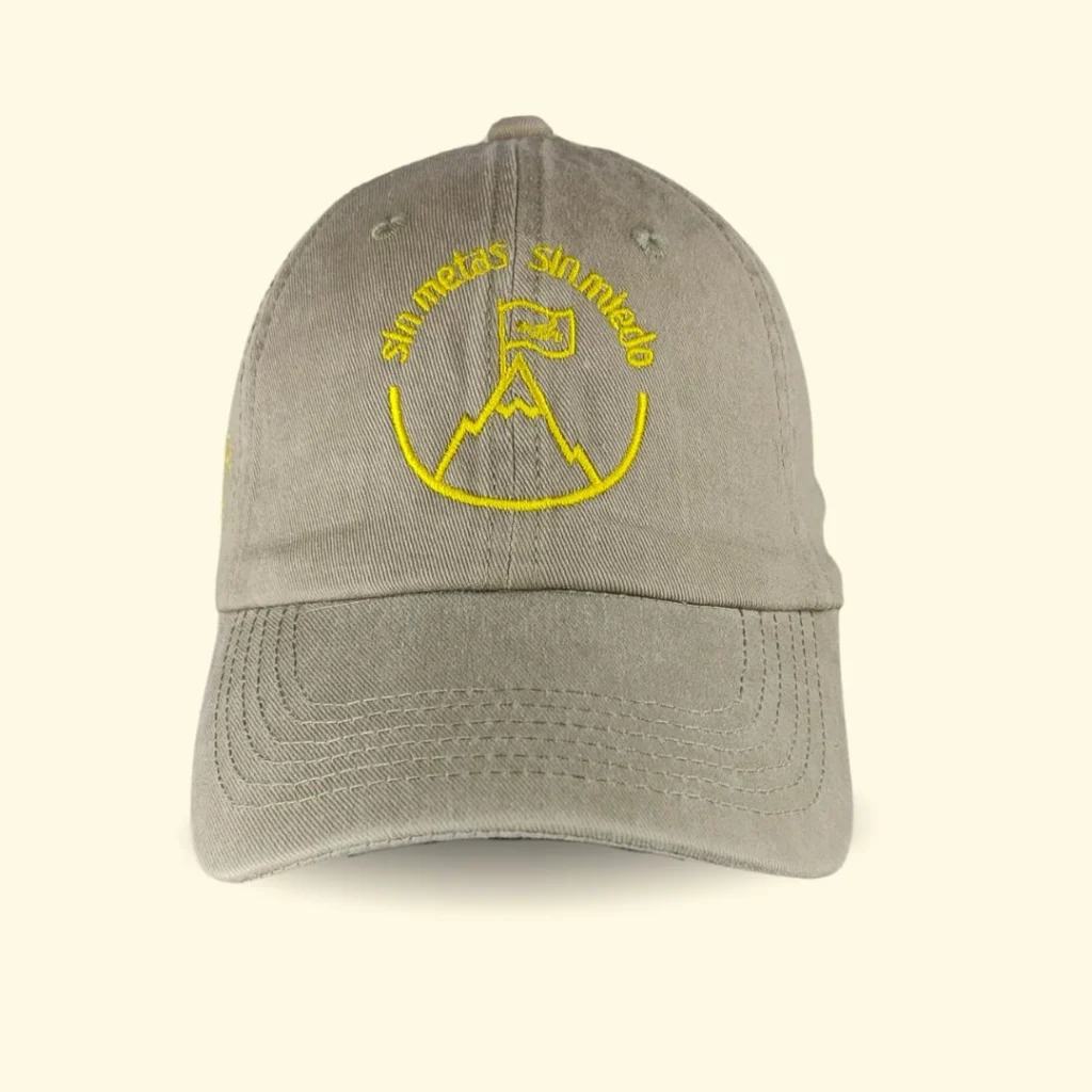 gorra sin metas sin miedo verde